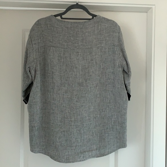 Madewell linen cotton oversized blouse size XS - Picture 4 of 5